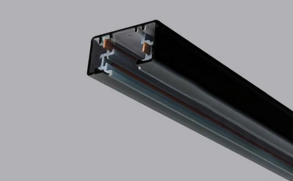 

Free Shipping LED track light accessory 3 wires Aluminum shell LED track rail 1m/pcs 1.5m/pcs 2m/pcs avaliable 15pcs/lot