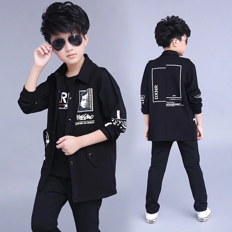 Kids Boys 3pcs Clothes boys hoodied ...