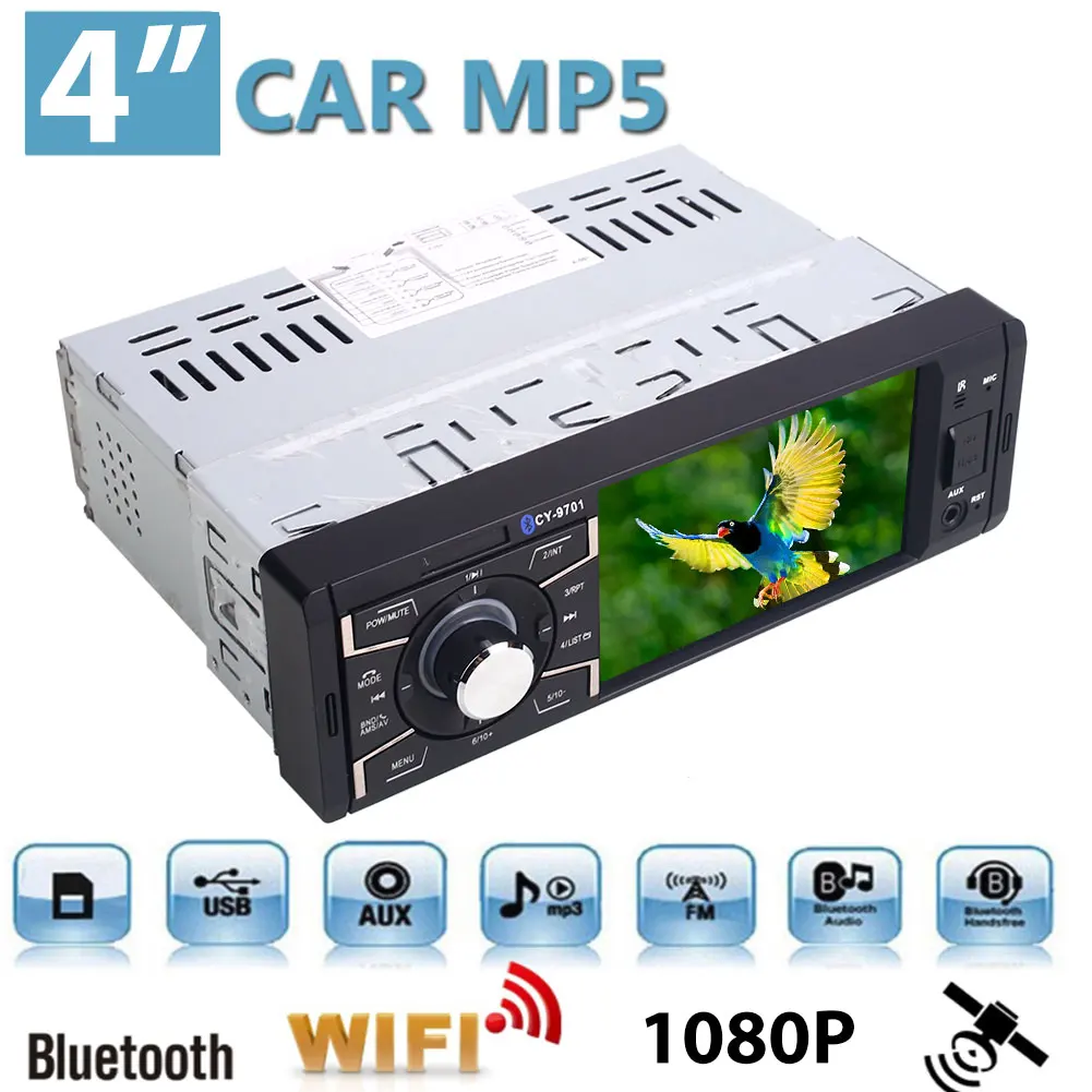 

Vehemo 1 Din 4.0 Inchs Premium Smart Video Player MP3 Automobile Multimedia Player FM Radio Car Kit USB AUX