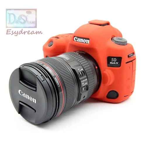 Резиновый силиконовый чехол для камеры Canon EOS 5D4 5D Mark IV 5D Mark 4 MK4 - Цвет: Normal Red