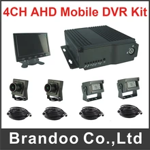 Small Size DVR 4CH HD Car Video Recorder 1080P and 1080N MDVR Support HDMI Output