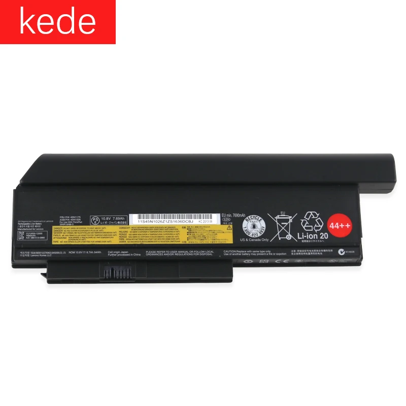 Kede аккумуляторная батареядля ноутбука lenovo Thinkpad X220 X220I X220S X230 X230I 45N1172 45N1022 45N1024 45N1025 9-ти жильная высокой емкости