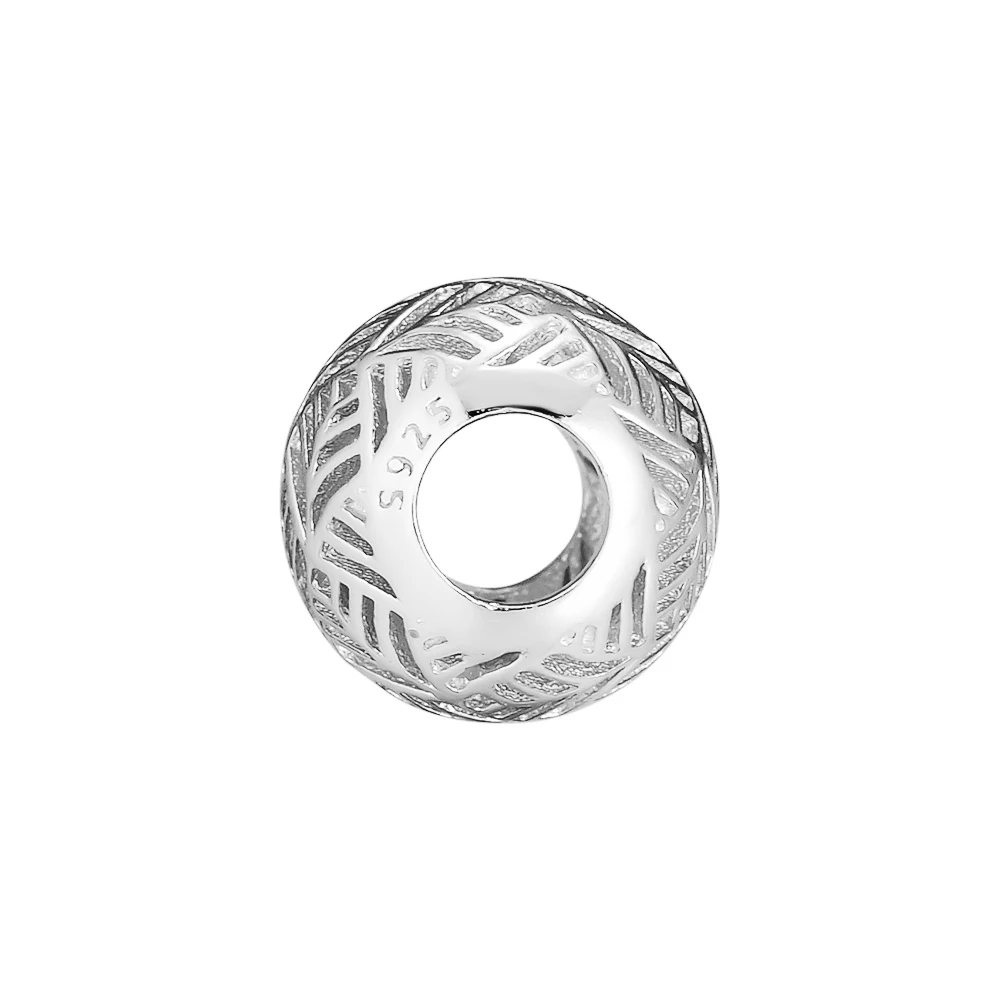Подходит для Pandora шармы браслеты абстрактные бусины стерлингового серебра 925 ювелирные изделия