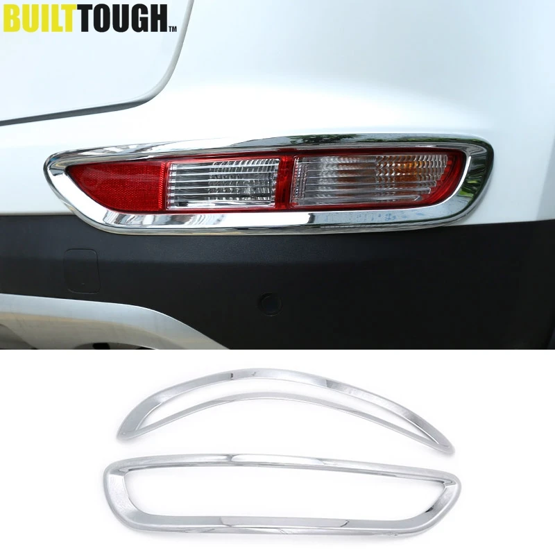 

For Kia Sportage QL 2017 2018 Chrome Rear Reflector Fog Light Foglight Lamp Cover Trim Bezel Frame Garnish Molding Car Styling