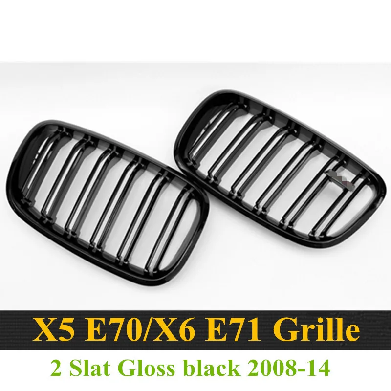 Передняя решетка для BMW X5 Series E70 E71 модель X6 SUV M Sport XDrive 2008 2014 1 пара|Гоночные решетки|