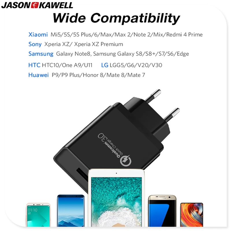 30 шт. в партии USB зарядное устройство для мобильного телефона 3A Быстрая зарядка