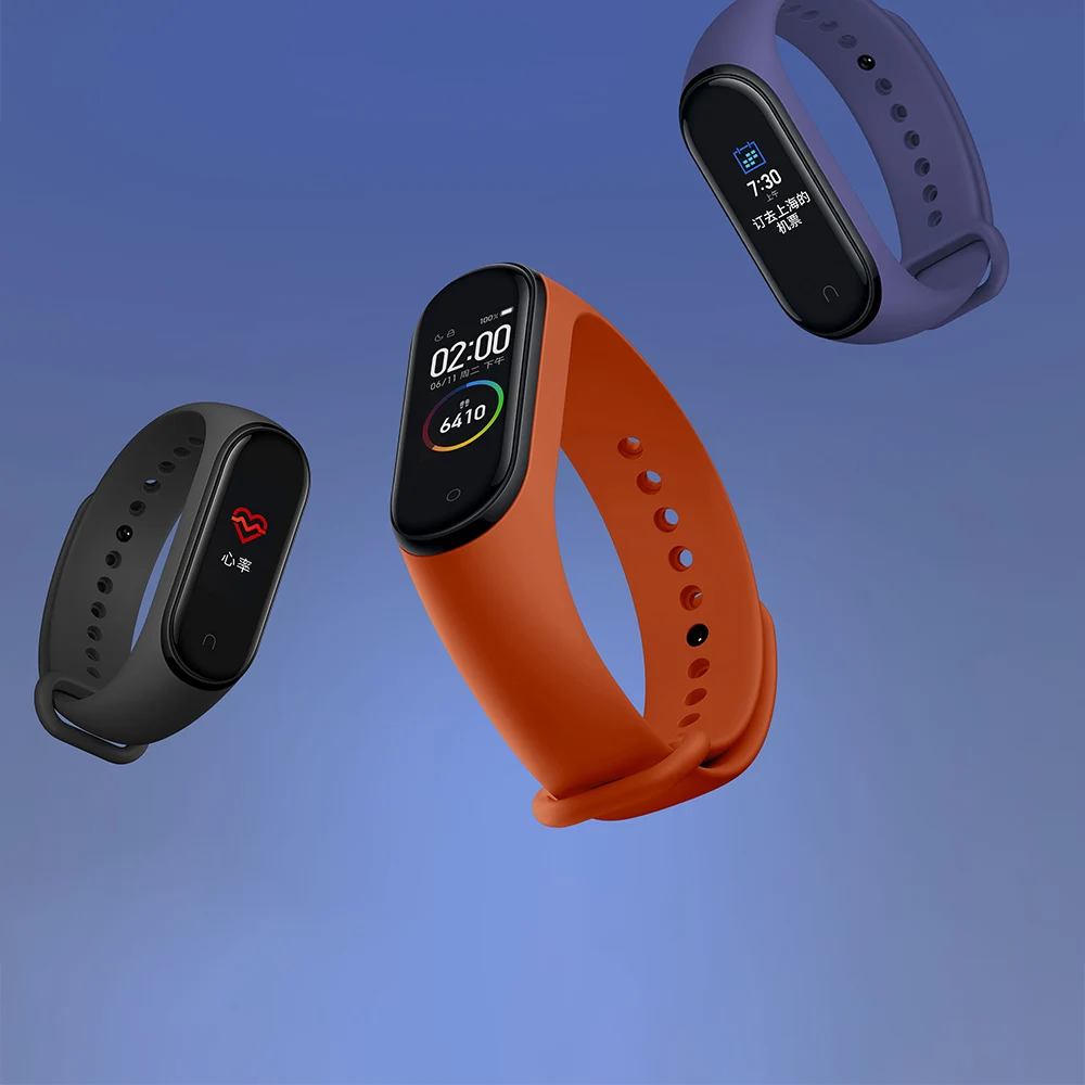 Новая глобальная версия Xiaomi mi Band 4 band 4 Smart mi Band 3 Цвета экран браслет сердечного ритма фитнес музыка 50 м Водонепроницаемый Bluetooth