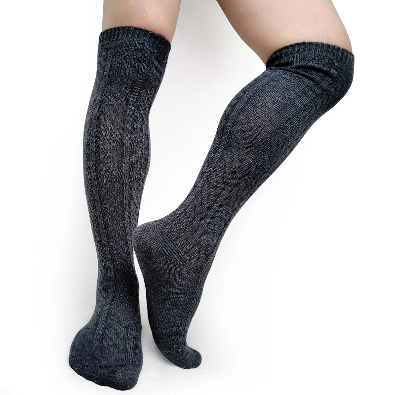 Thickness Winter Men Formal Socks Stocking Over The Knee Fashion Style
