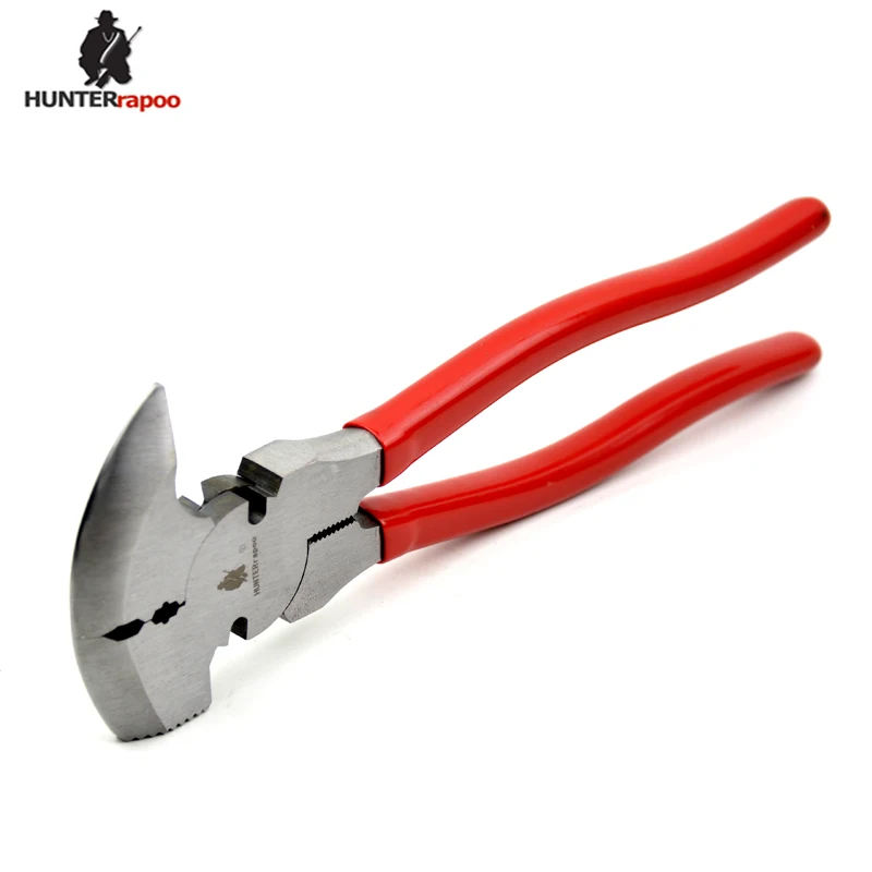 

10" inch Fencing Plier CR-V steel Hammer Combination Nipper Professional DIY Hand Tools For Garden Fence Hedge Tweezer Clamp