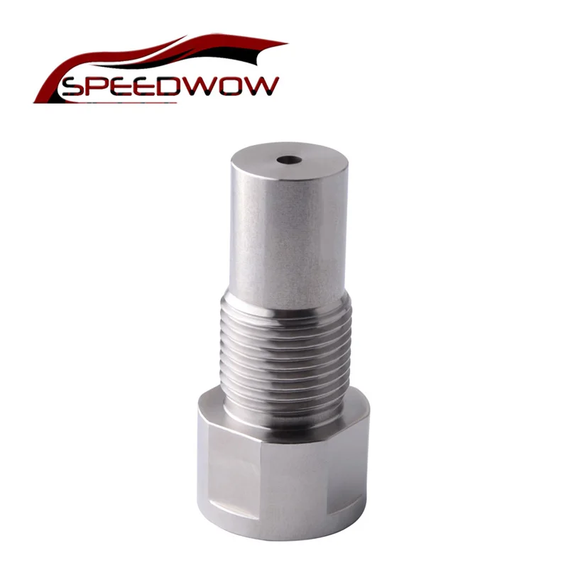 

SPEEDWOW Stainless Steel M18*1.5 O2 Oxygen Spacer Sensor Extension O2 Lambda Sensor Extension Extender