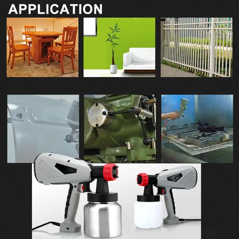 Electric Spray Gun 800ml Cup Detachable High Voltage Electric Painting Spray Gun Cake Chocolate Paint Sprayer high quality