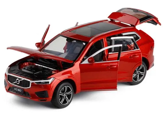 1:32 VOLVO XC60 внедорожник Внедорожник Металлический Игрушечный Автомобиль со звуком светильник оттягивающийся автомобиль детские игрушки подарки - Цвет: G