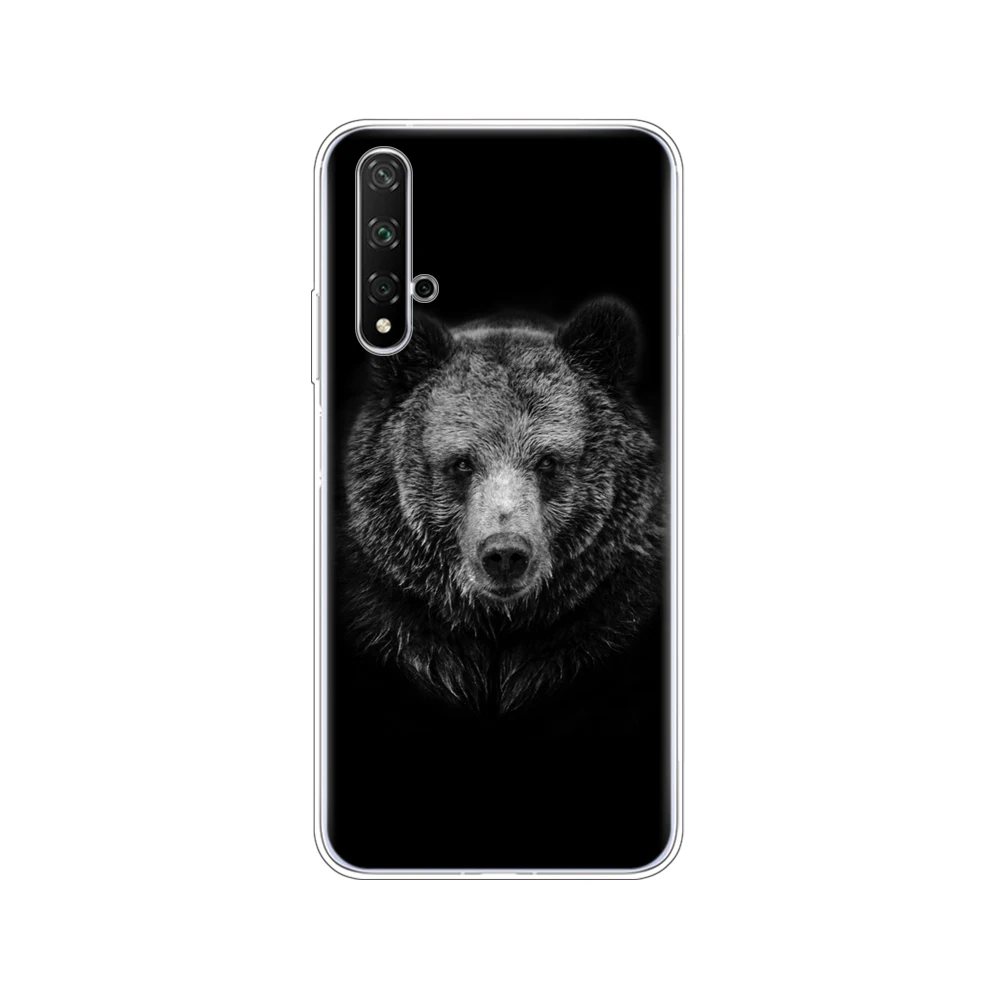 Case On Honor 20 Case Silicon Back Cover Phone Case For Huawei Honor 20 Pro Lite Honor20 YAL-L21 YAL-L41 Luxury Cartoon - Цвет: 11084