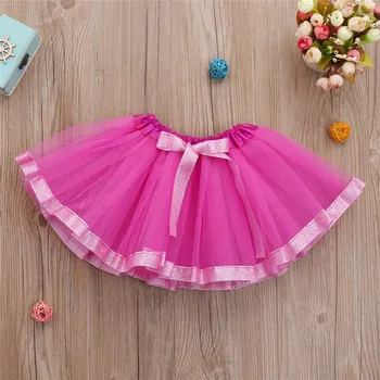 

Girls Clothes Girls Skirt Toddler Baby Kids Girl Bowknot Mini Tutu Skirt Party Dance Ballet Clothes Baby Costume Jupe Fille #LR4