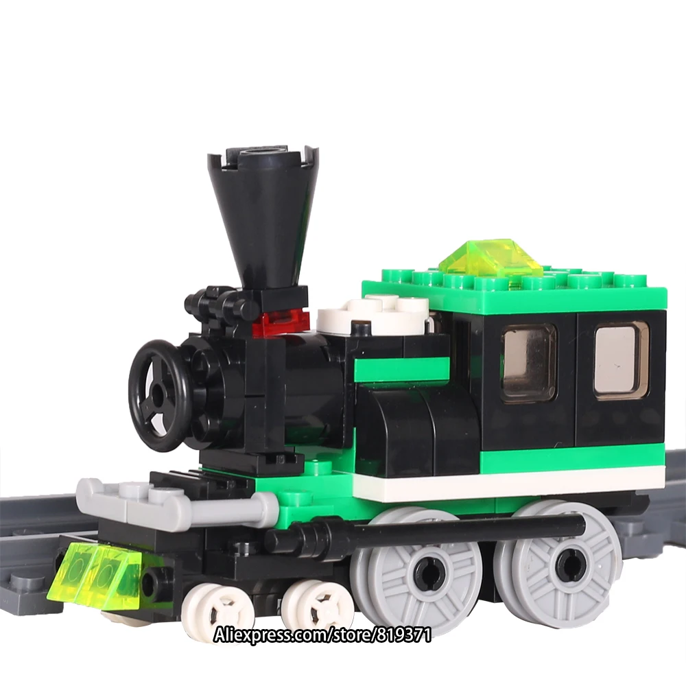 lego green train