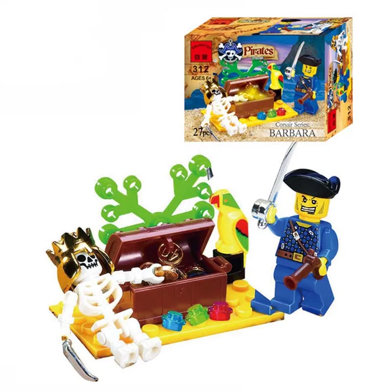 Модели строительные игрушки совместимые с Legoings 27 шт. блоки приключений хобби для