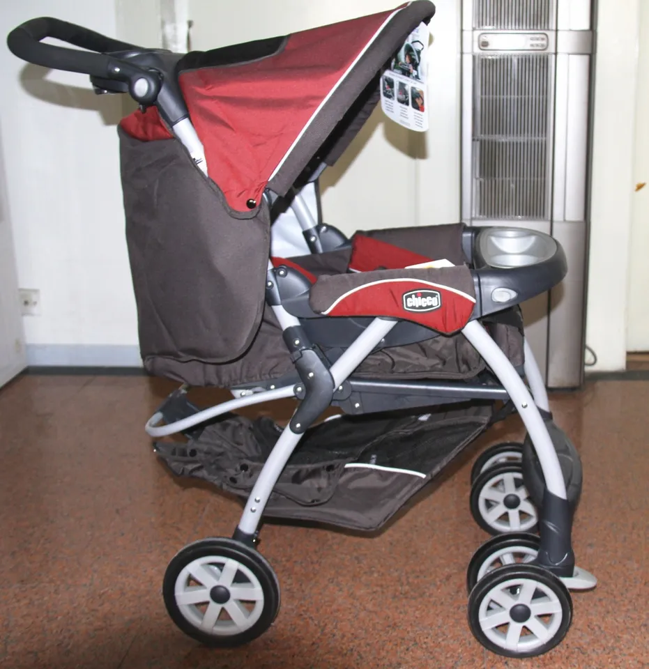 chicco orange stroller