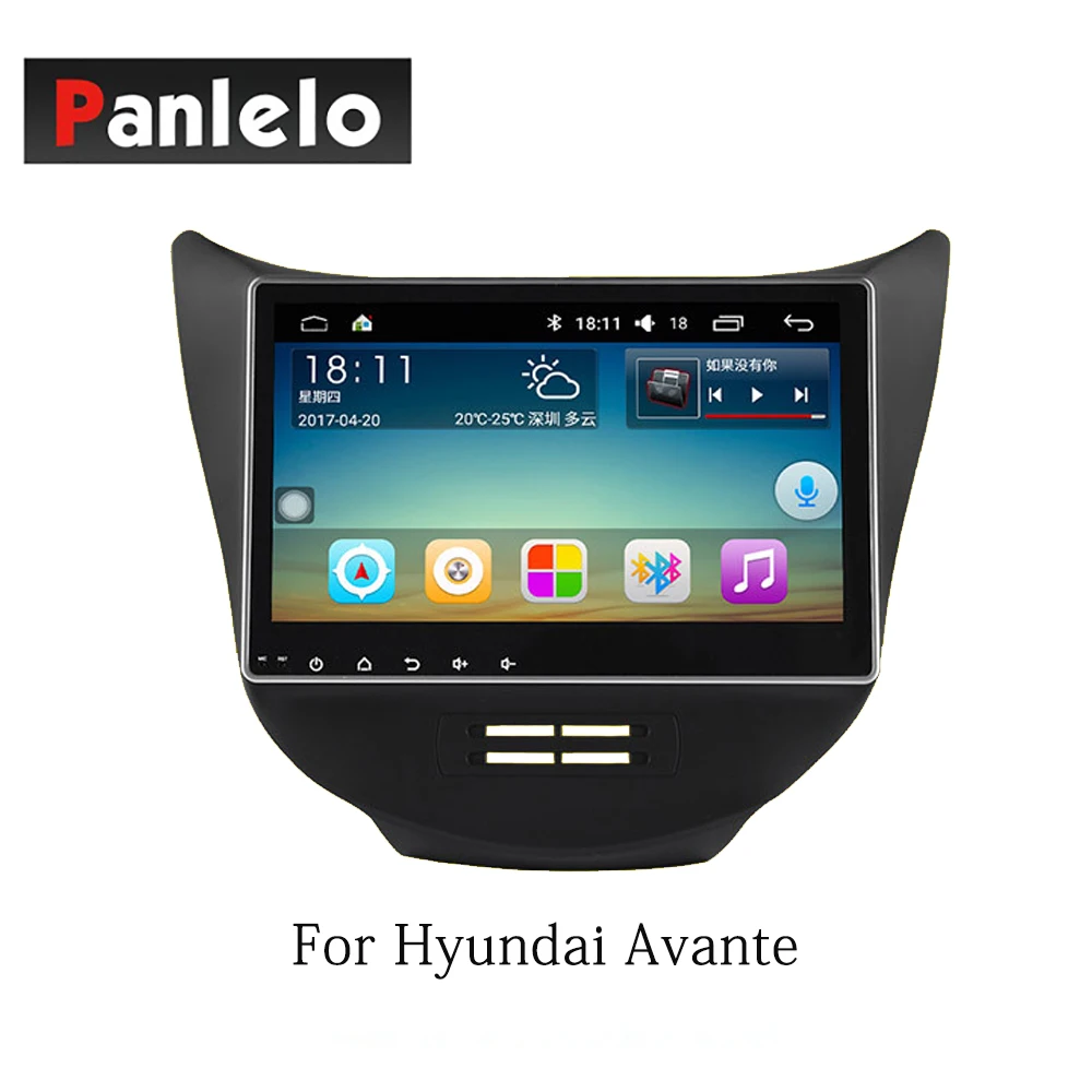 Panlelo Android 7.1 Car Stereo For Hyundai Avante IX25 IX45 Verna New Tucson Mistra Elantra 2 Din GPS Navigation Auto Radio 