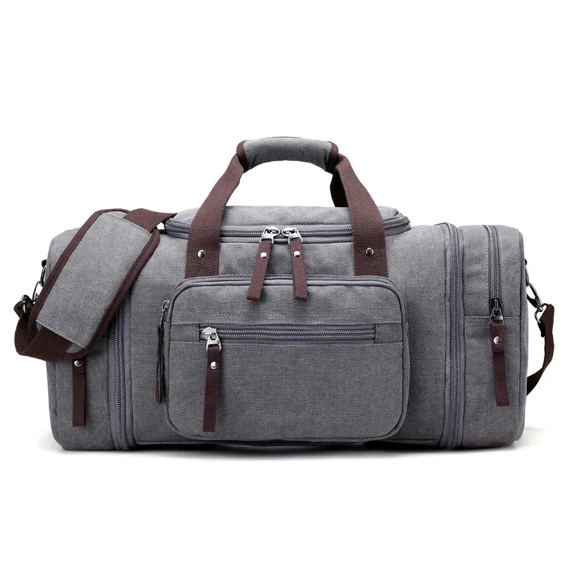 

2018 New Men Canvas Shoulder Bag Messenger Bag Handbag Business Leisure Large Capacity Travel Bag Organizer Duffle Bag Women