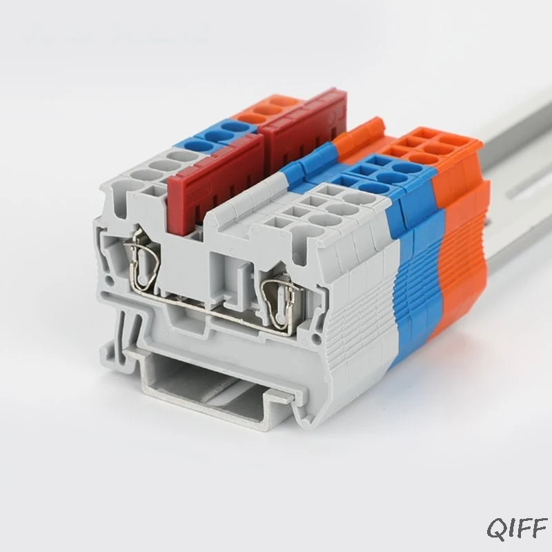 FBS10 5/FBS4 5/FBS5 5/FBS2 5/FBS3 5 пружина 2 3л din рейка клеммные блоки вставной мост для ST2.5 STTB