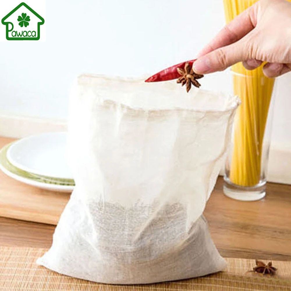 20 шт Многофункциональный хлопковый сетчатый многоразовый фильтр для китайской