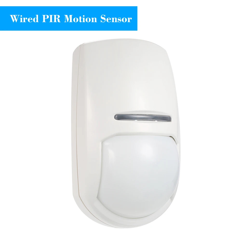 2021 NEW Wired PIR Motion Sensor Dual Passive Infrared Detector For Home Burglar Security Alarm System elderly sos alarm