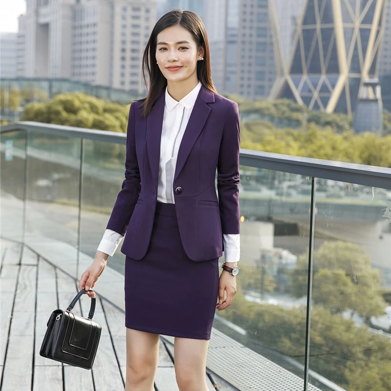 Purple skirt and jacket set Clearance