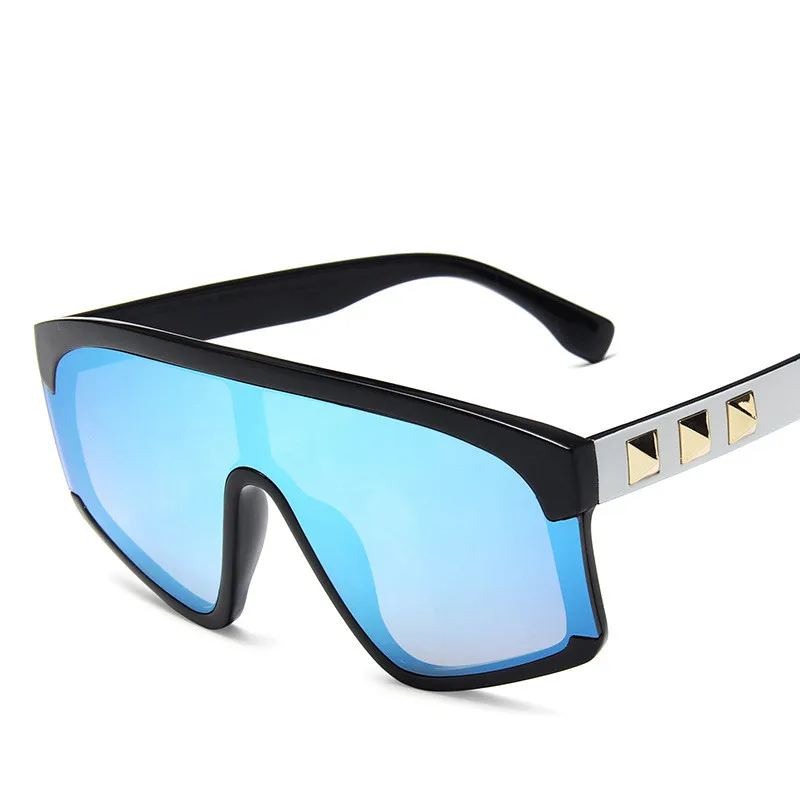 Higodoy мужские негабаритные пластиковые очки Солнцезащитные очки женские спортивные классические зеркальные градиентные солнцезащитные очки UV400