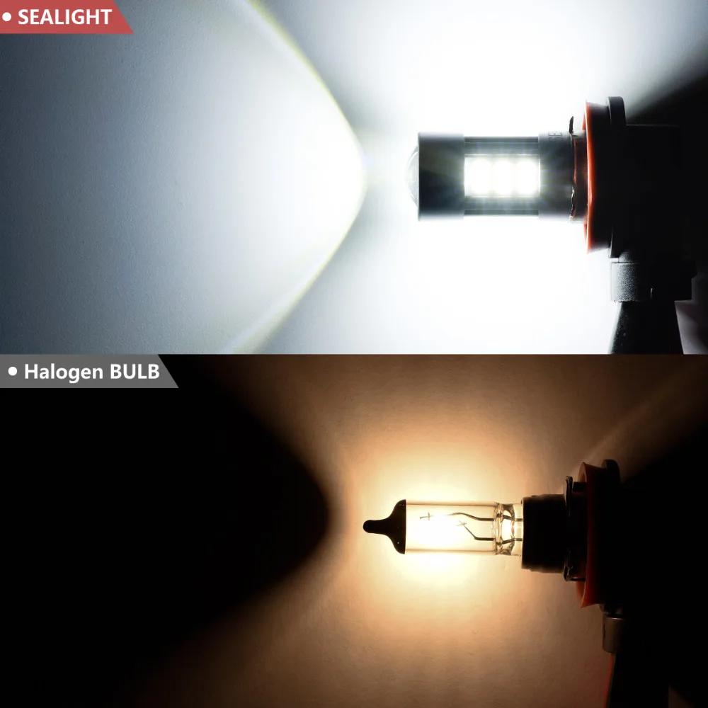 Морской светильник 2 шт. автомобильный головной H11 H8 Led H16 противотуманный s