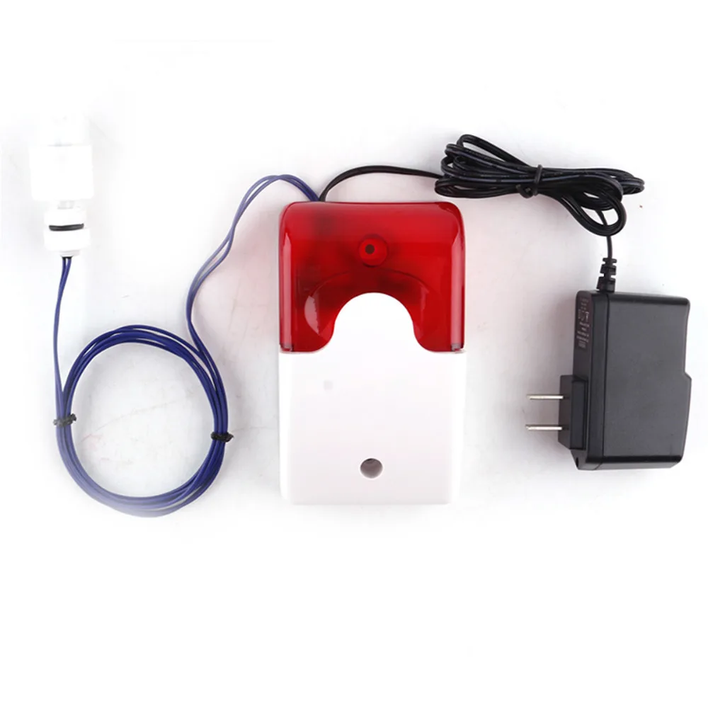 

OWGYML Water Leakage Alarm Sensor Detector 110dB High Low Water Level Alarm Security Alarm System Fish Tank Aquarium Kitchen
