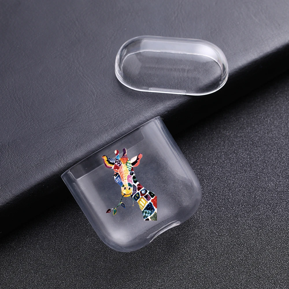 

Grazing Transparent Cases For AirPods Case Cute Cartoon Pattern Protective Cover Bluetooth Wireless Earphone Case For Airpods 2