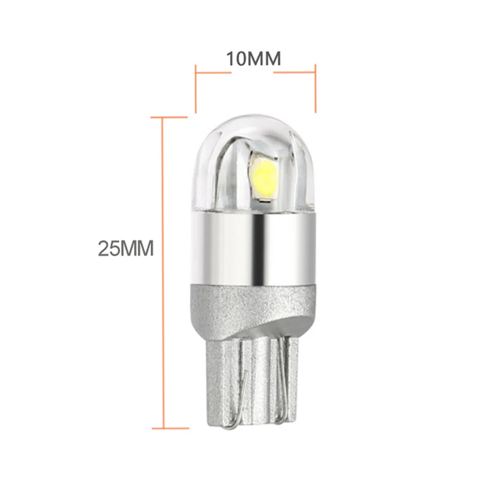 JYL 1 шт. T10 светодиодный лампы белого цвета 168 501 W5W светильник Клин 3030 2SMD Подсветка
