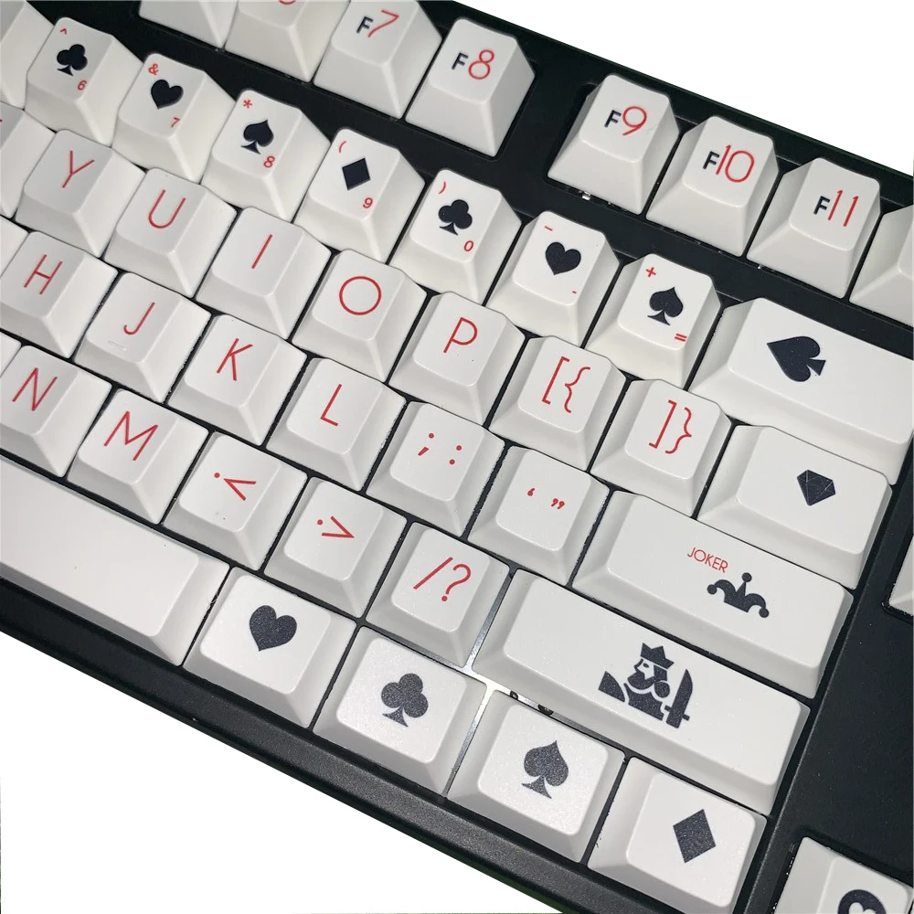 Poker keycap PBT серия Вишневый ключ файл конфигурации специального назначения для механической клавиатуры