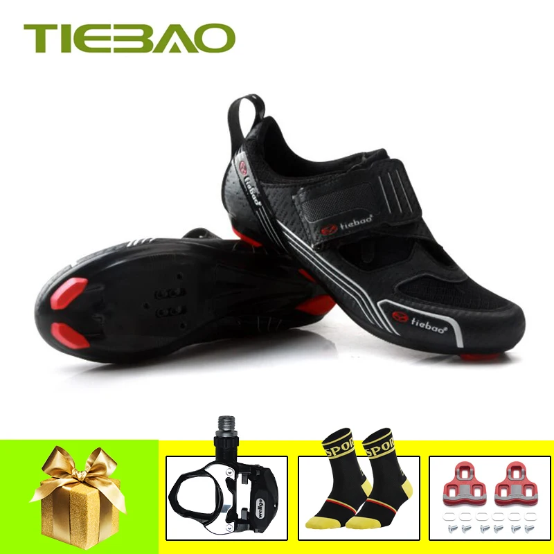 

Tiebao road bike shoes Triathlon 2019 women men self-locking sapatilha ciclismo bicycle riding shoes breathable bicicletas shoes