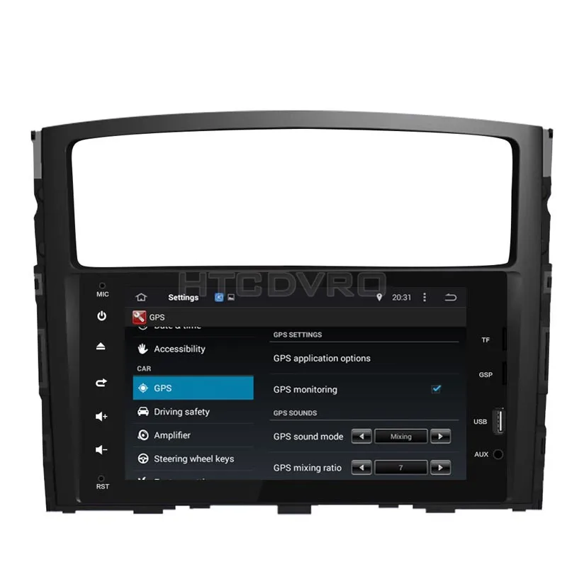 Flash Deal YMODVHT 8inch Octa Core 4GB+32GB Android 9.0 Car DVD Player for Mitsubishi Pajero V97 2006-  Radio Stereo GPS Navigation 6