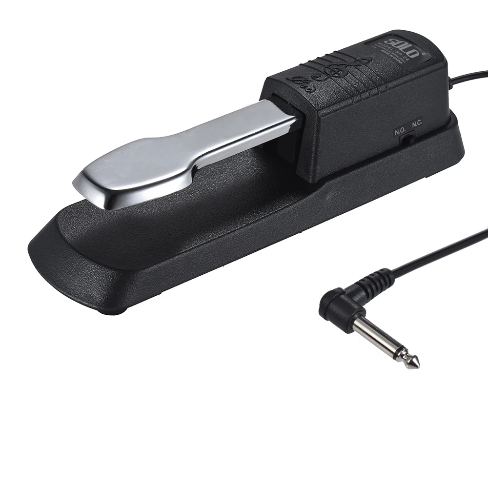 Universal Piano Sustain Pedal Keyboard Foot Damper Pedal with 6.35mm