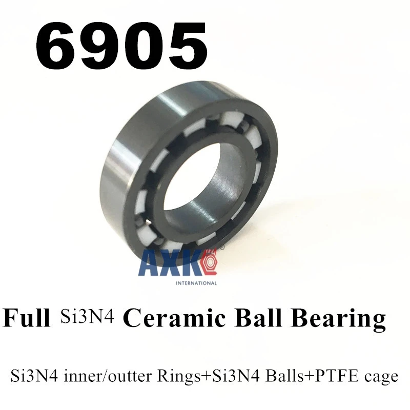 

2018 Direct Selling Special Offer Thrust Bearing Rodamientos 6905 Si3n4 Full Ceramic Bearing 61905 25x42x9mm