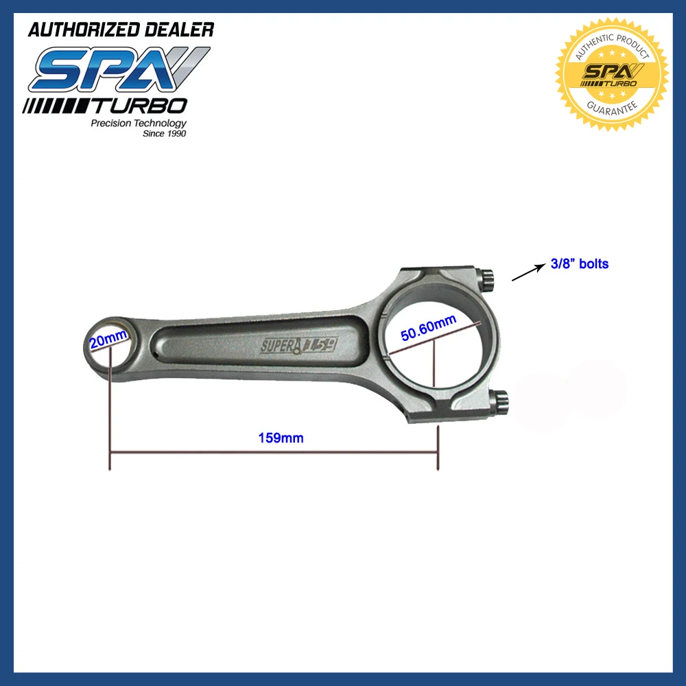 Кованые шатуны и болты для VW/ Audi GOLF JETTA MKIII ABF ABA ADY 8 в 16 двигатель 4340 159 мм A beam 4 набор