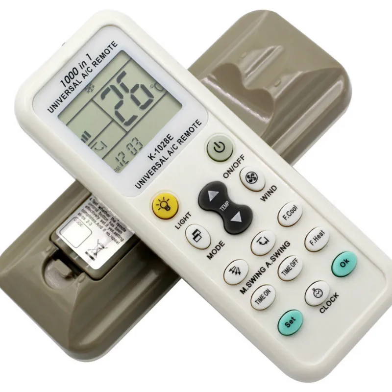 

Universal A/C Remote Control LCD Air Condition Controller for Air Conditioner Low Power Consumption K-1028E Remote Controller