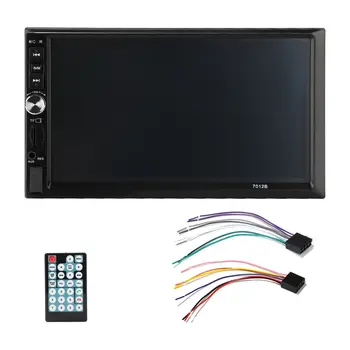 

7 inch Double Din In-Dash DVD Car Display MP5 Bluetooth Hands-free High-Definition Touch Screen 1080p Without Camera 2018 New