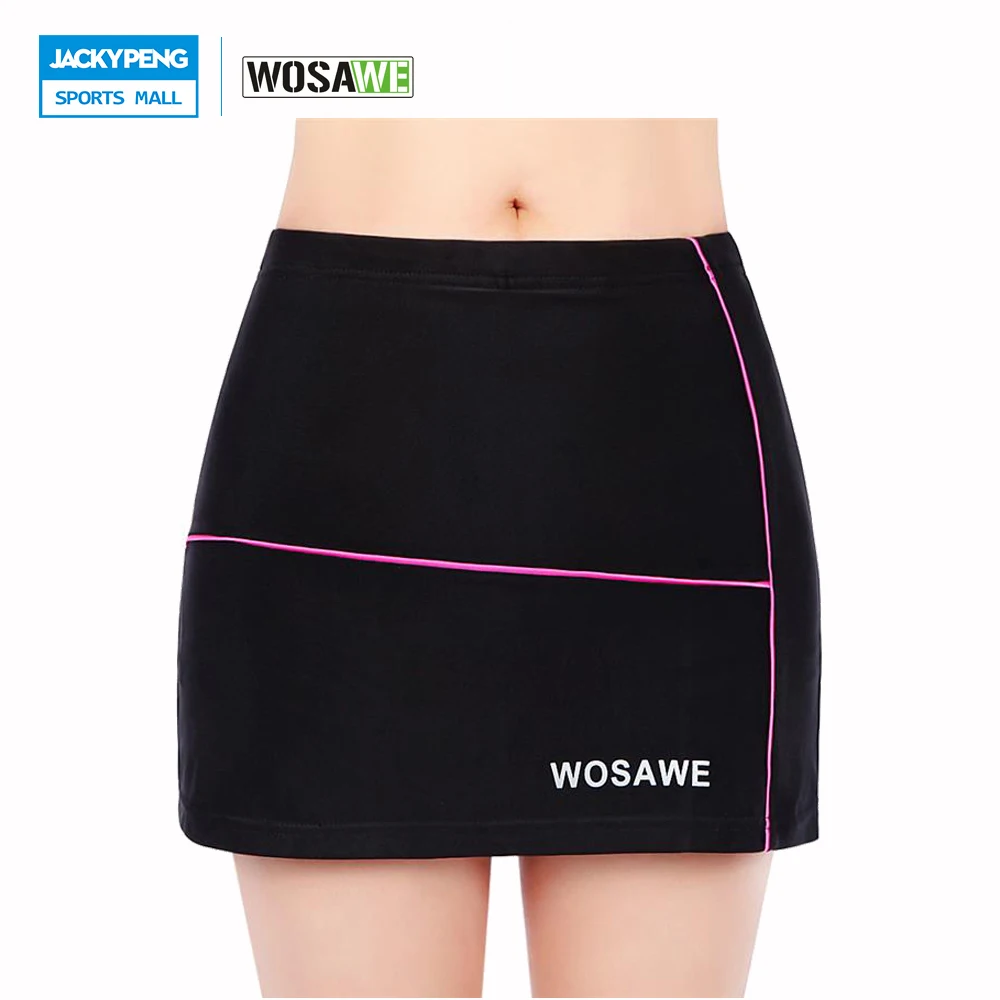 

WOSAWE Spring Summer Integrated Women Ladies Cycling Shorts Skirts Outdoor Padded Cycling Shorts Sports Skirt