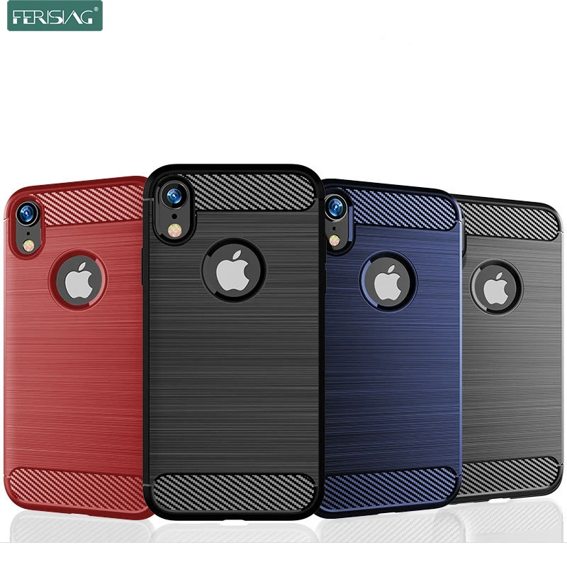 FERISING Case For iPhone X Case Silicone TPU Bumper XS Max Case Shockproof Carbon Cover for iPhoneX XS XR XSMAX Funda Capa Coqua FERISING Case For iPhone X Case Silicone TPU Bumper XS Max Case Shockproof Carbon Cover for iPhoneX XS XR XSMAX Funda Capa Coqua