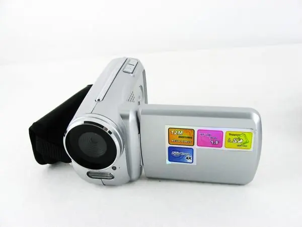 Лучший подарок-12Mp max Мини Цифровая видеокамера с 4 x цифровым зумом и 1,8 дюймовым экраном, щелочной батареей