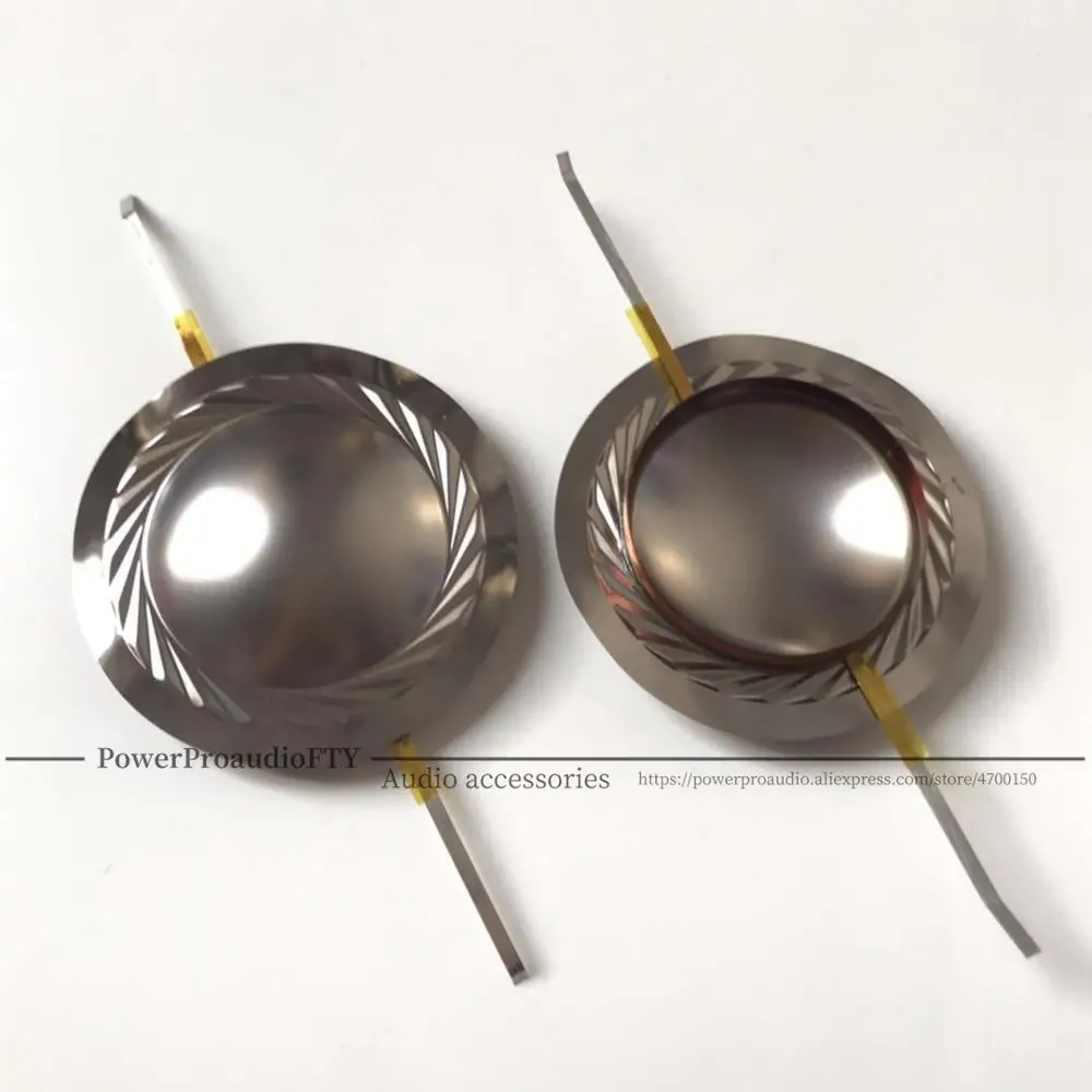 

2 pieces Voice coil ID: 39mm High quality Titanium alloy diaphragm 8 ohm tweeters speaker voice coil