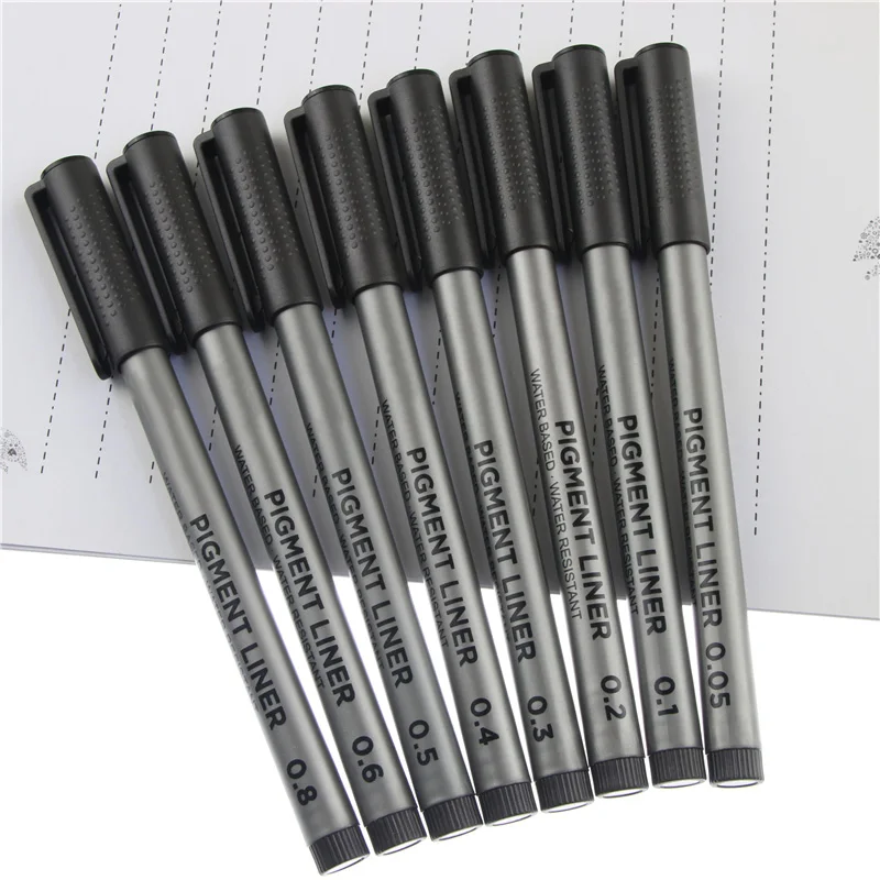 

1Pc Waterproof Fine Point Fineliner Sketch Marker Brush Marker Manga Illustration Comic Animation Drawing Pen Art Marker