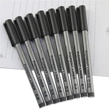1 шт. Водонепроницаемый Fine Point Fineliner Эскиз Маркер кисть, маркер Manga иллюстрации комикс Анимация Рисунок пером арт маркер