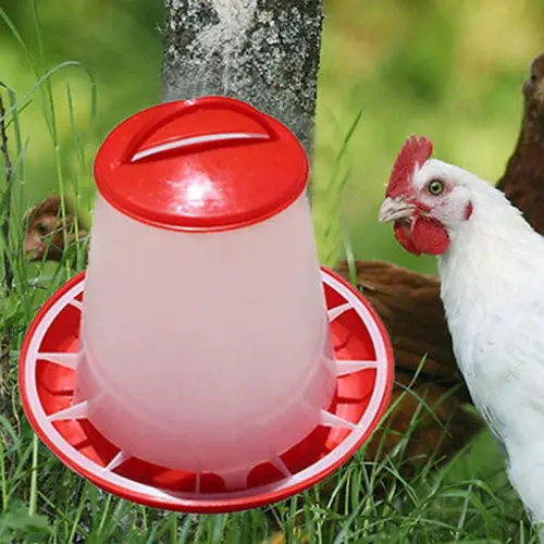 Курица питьевой фонтаны воды чаша чашка-поилка для двора курица флока автоматическая птицы воды поставки