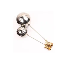 1 шт. 1/" 3/4" " 1-1/4" 1-1/" 2" 2-1/" 3" " BSPT мужской аквариум для воды Датчик уровня жидкости плавающий шар из нержавеющей стали