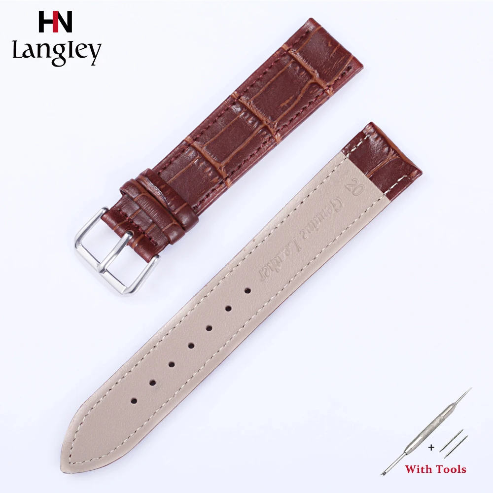 

High Quality Comfortable Watchband Wristwatch Straps Sweatproof Breathable Watches Accessories With Tools 12-24mm Wholesale