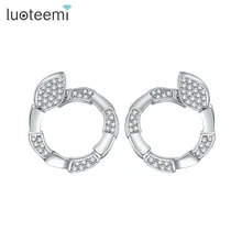 LUOTEEMI New Fashion Korea Hot Selling Elegant Personalized Fashion Lucky Snake Earring Brinco For Women Jewelry
